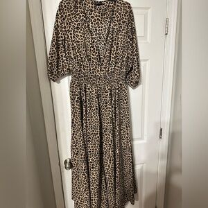 City Chic Animal Print Maxi Dress